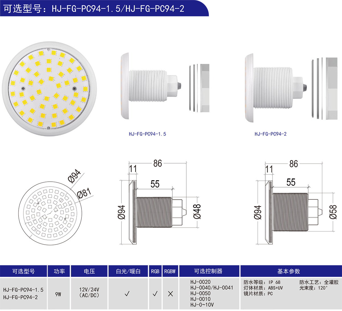 HJ-FG-PC94-1.5/HJ-FG-PC94-2